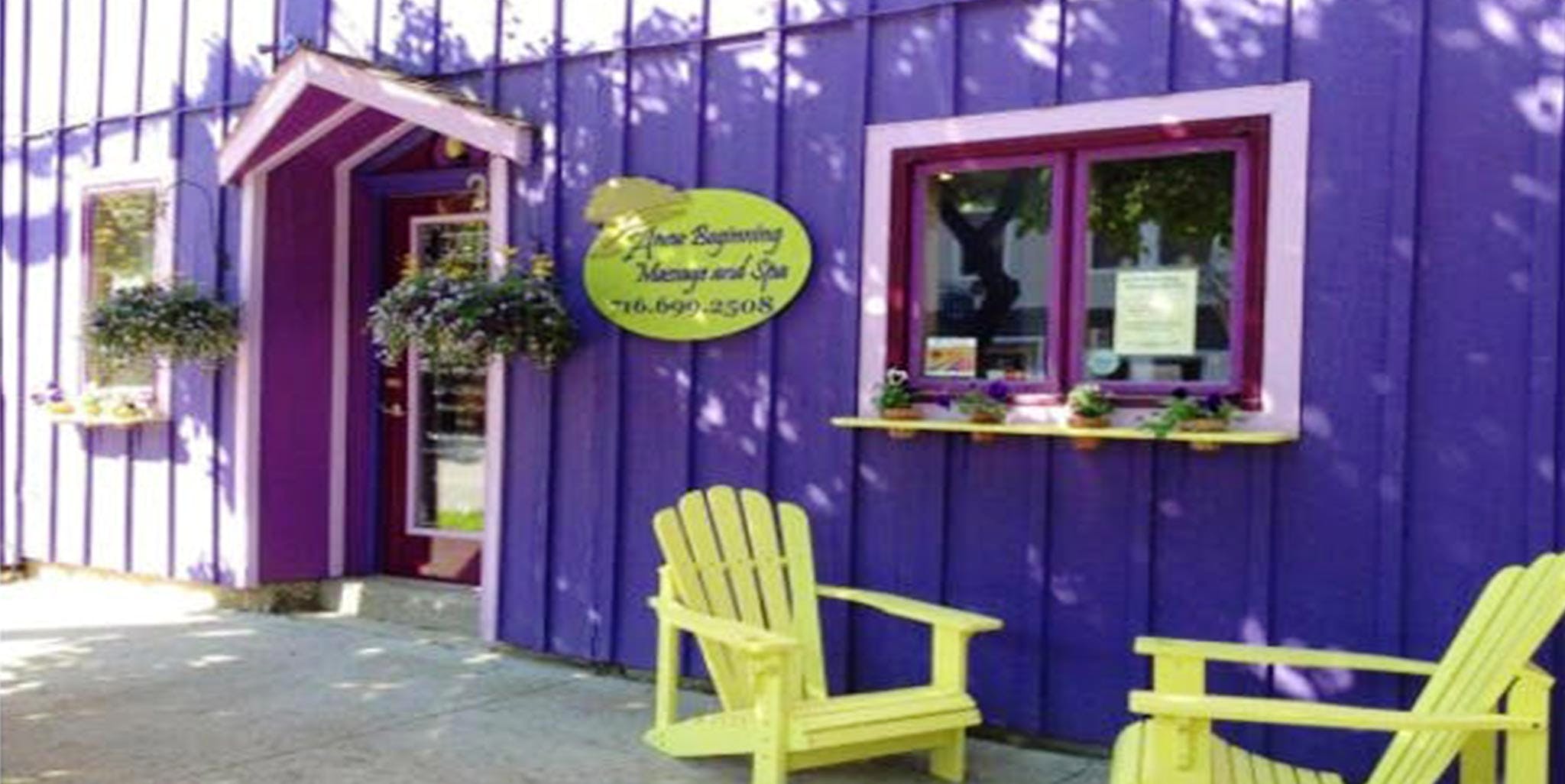 Anew Beginning Massage and Spa on Monroe Street in Ellicottville, NY