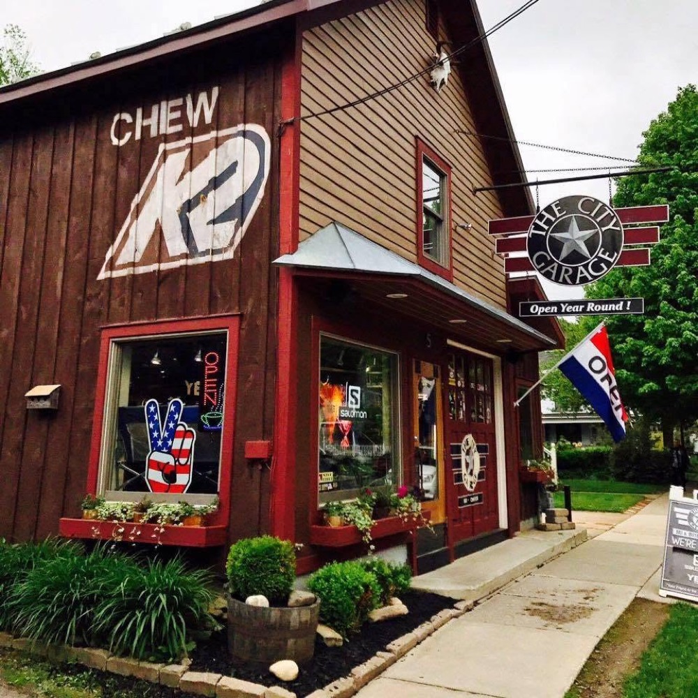 City Garage on Monroe Street in Ellicottville, NY