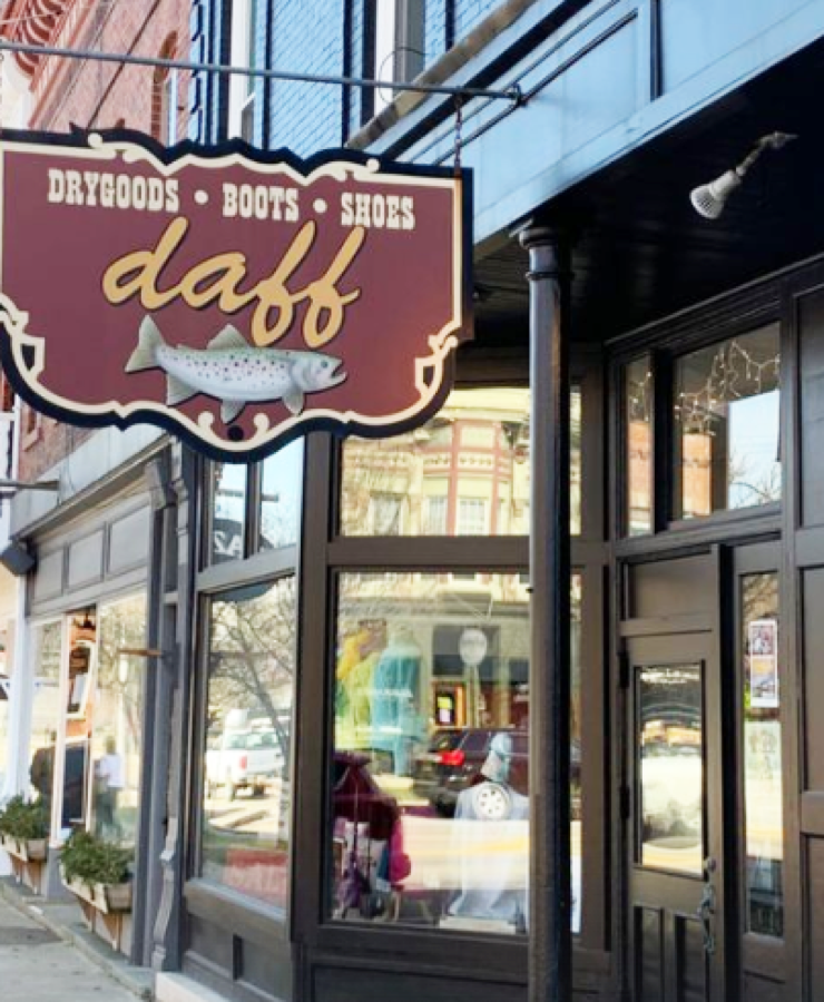 Daff shop on Washington Street in Ellicottville, NY